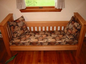 Mission style Window Bench